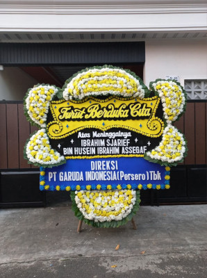 Papan Bunga Duka di Wangbe
