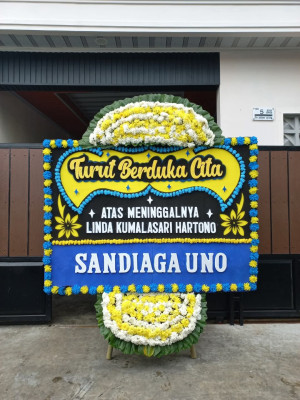 Papan Bunga Duka di Wangbe