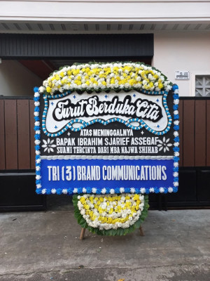Papan Bunga Duka di Wangbe